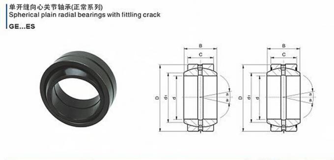 Scelga i cuscinetti a sfera radiali del carico della fessura con l'acciaio al cromo, acciaio inossidabile 0