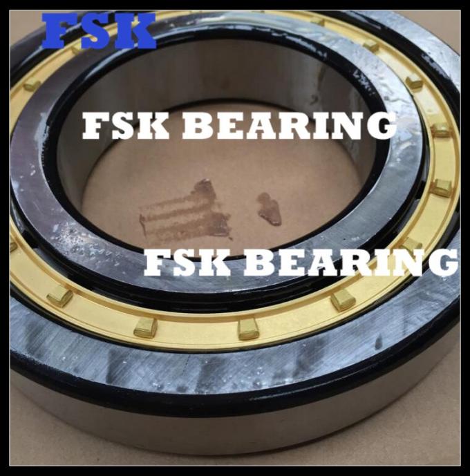 Pin cilindrico dell'ottone della gabbia dell'ottone di cuscinetto di marca NJ2319EM di FSKG per il macchinario dell'industria della pesca 2