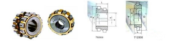100752305 cuscinetto eccentrico globale per il riduttore, identificazione eccentrica 25mm del cuscinetto a rulli 2