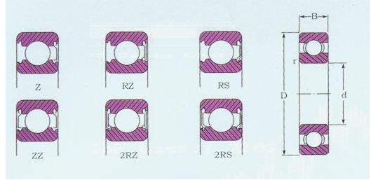 Tipo alta velocità miniatura della flangia dei cuscinetti di F682 F683 F684 F685 F686 F687 ZZ 2RS a basso rumore 10