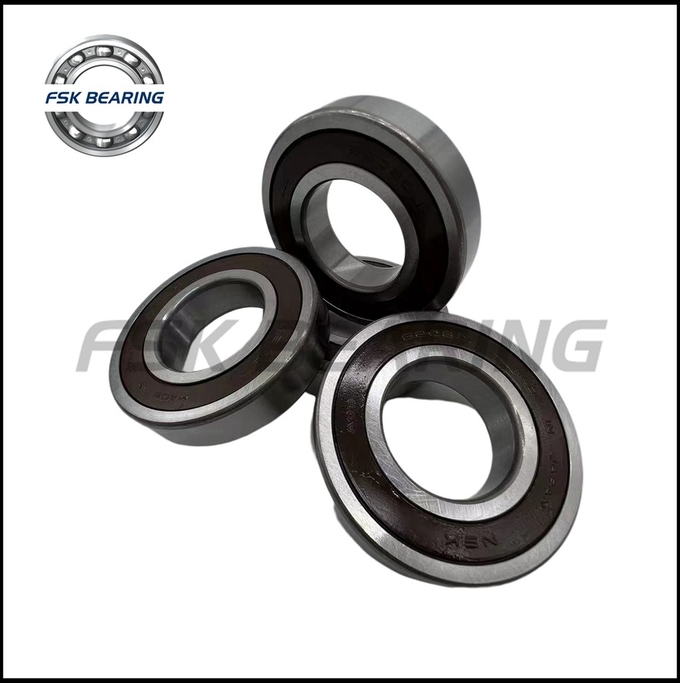 Silent 6208 2RS Deep Groove Radial Ball Bearing Single Row per biciclette e motociclette 0